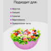 Прозрачная миска с узором 6 л (Микс)