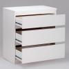 Комод "Кастор" 3 ящика (белый) Комод "Кастор" 3 ящика (белый)
