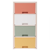 Комод 4-х секционный "Колорит" (цветной)