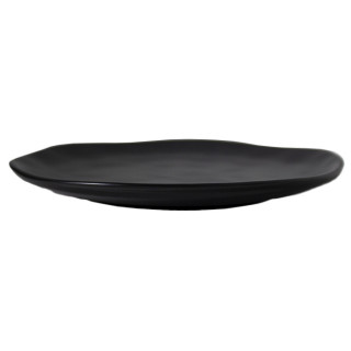 Тарелка "ORGANIC" 20,6 см чёрная 001567