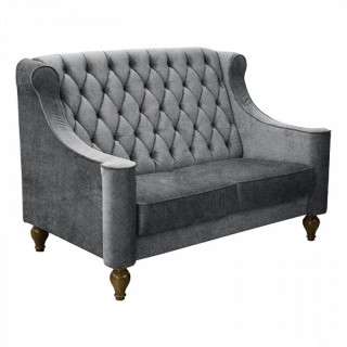 Диван "Манчестер" (кзамPU/гоб.stock) серый Nevada grey