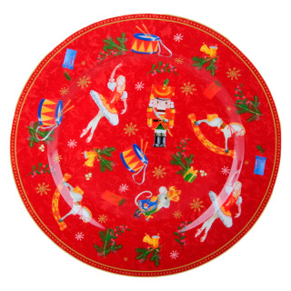 Тарелка обеденная 26.5см YQ25001 Щелкунчик и мышиный король