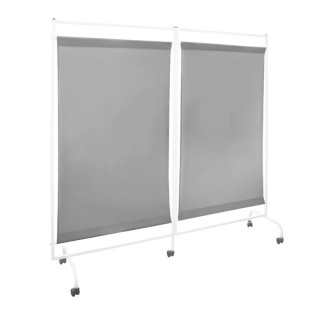 Ширма складная на колесах кзам110 серый