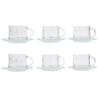 Набор  6 чашек 180 мл+ 6 тарелок  ZT-640-1