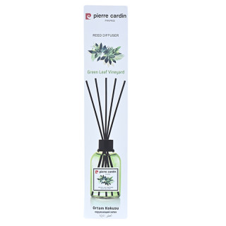 Жидкий диффузор Pierre Cardin Reed Diffuser Green leaf Vineyard/Виноградник с зеленой листвой 110мл