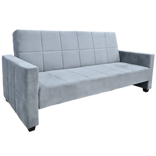 Диван Гера "3" с подл.кзамА гобелен серый