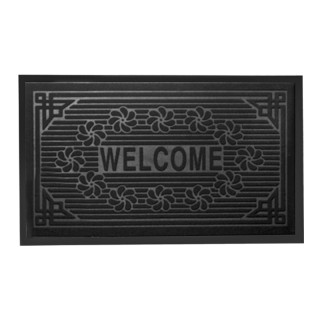 Коврики на основе ПВХ "Welcome" 50x80 (чёрный)