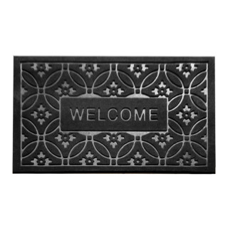 Коврики на основе ПВХ "Welcome 1C" 50x80 черный