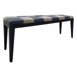 Банкетка без спинки (пэчворк) (Bingo Grafit; Bingo Beige)