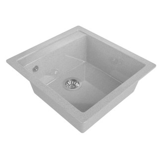 Мойка каменная МС-10 светло-серый глянец