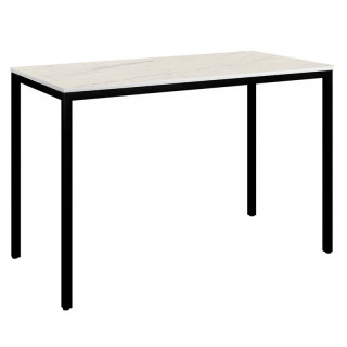 Стол Гато (1200*600 столешница 16 мм цв.Люкс) мрамор светлый