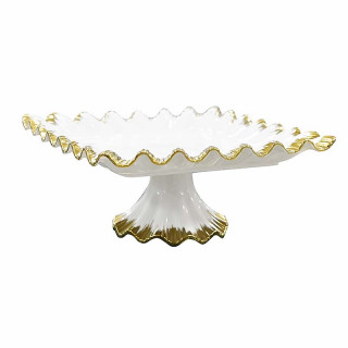 Керамическая фруктовница 26х26х12