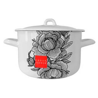 (С-16141/4Э) Кастрюля "Urban flower" 4,3 л