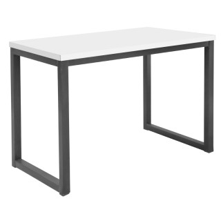 Стол офисный (тр.40*40) (1200*800 столешница F) белый