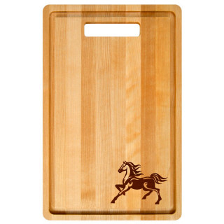 Доска разделочная с желобками «Мустанг», размер 30х20х0,8 см МТ18-236