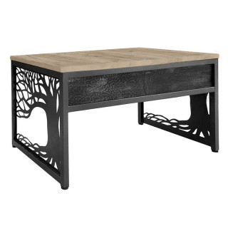 Стол руководителя Боско П №3 (узор дерево) 1400*800, F цв.Люкс (дуб крафт серый)