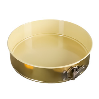 Форма для выпечки торта разъемная с антипригарным покрытием (золото) ФР-22 а/п (Беларусь)