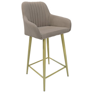 Стул барный "Джус" (золото; ultra beige)