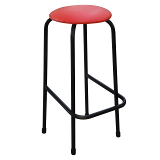 Стул Джолли барный без спинки гоб/ кзам красный