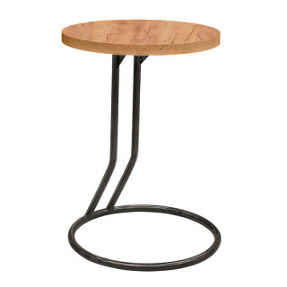 Стол прикроватный "Комфи" Дуб крафт золотой