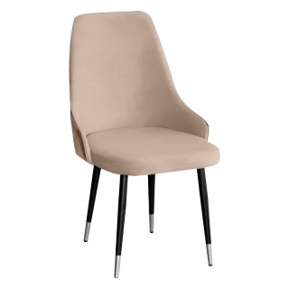 Стул Лемос (спинка пласт.) + ножки DS-A1408 (кзам PU/гоб.stock (только Bingo)) BINGO BEIDGE