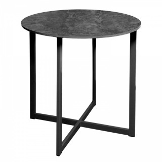 Стол Йорк (D-800 столешница 16 мм цв.Люкс) бетон темный