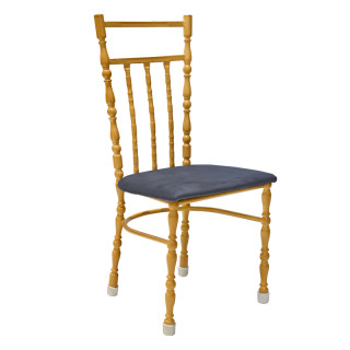 Стул мод.150 (вальц.труба; эф.дерево; Bingo grafit)