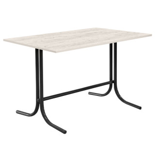 Стол 1200х800 "Л" образный, 16 мм (Дуб крафт белый) Стол 1200х800 "Л" образный, 16 мм (Дуб крафт белый)