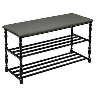 Подставка для обуви с мягким элементом (вальцованная труба) FIORI GREY