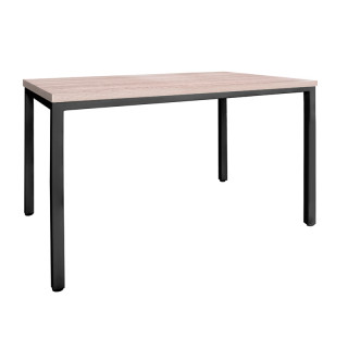 Стол прямой каркас тр.40*40 (1200*600 столешница F) шимо светлый