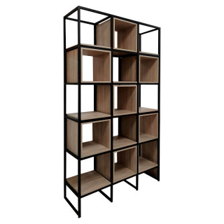 Стеллаж Лестер м/п (столешница цв.Люкс (дуб крафт табачный)