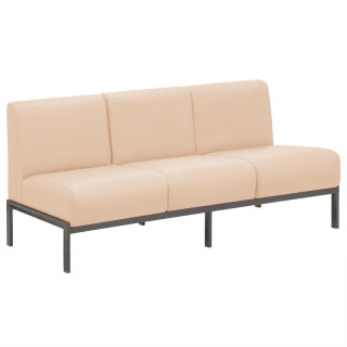 Диван Сандра "3" (кзам PU/гоб.stock (Комфорт)) кзам15пу бежевый