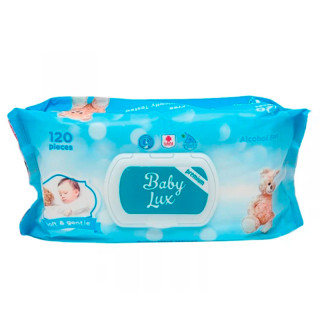 Детские влажные салфетки Baby Lux 120 шт
